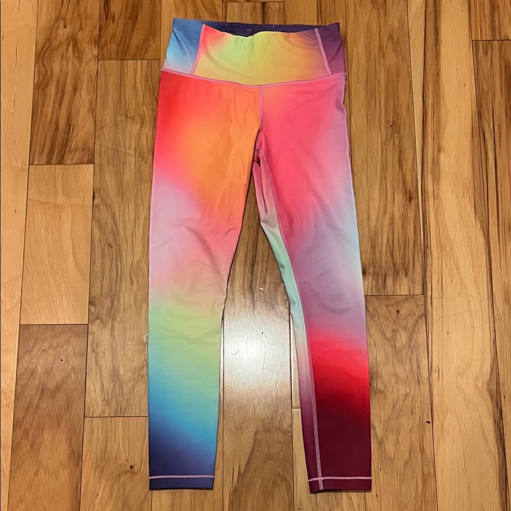 Athleta Women's  Rainbow Leggings size XS like new